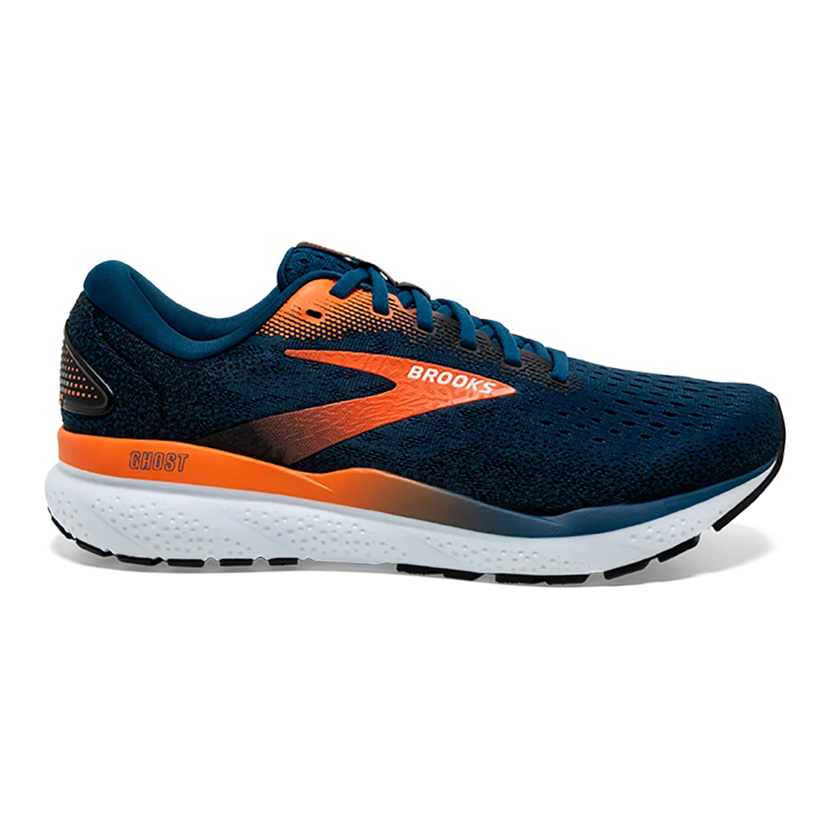 Long distance Brooks Ghost 16 - Blue Opal - Black - Nasturtium