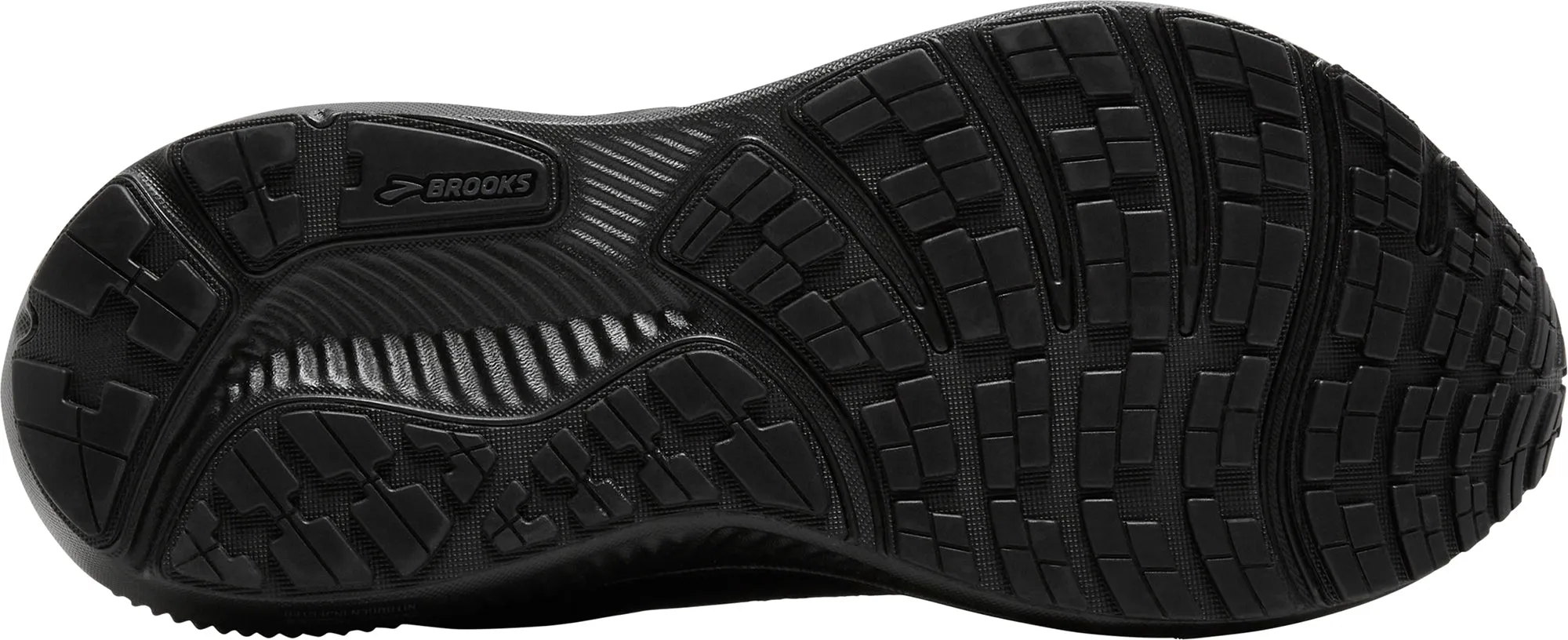 Brooks Ghost 17 GORE-TEX Womens Running Shoes - Black Supportive Heel Cup