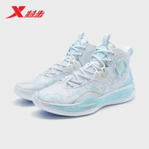 Xtep Storm Rider 2.0 - New White/Cloud White Blue Rolling Groove Enhanced Foreflex Grooves