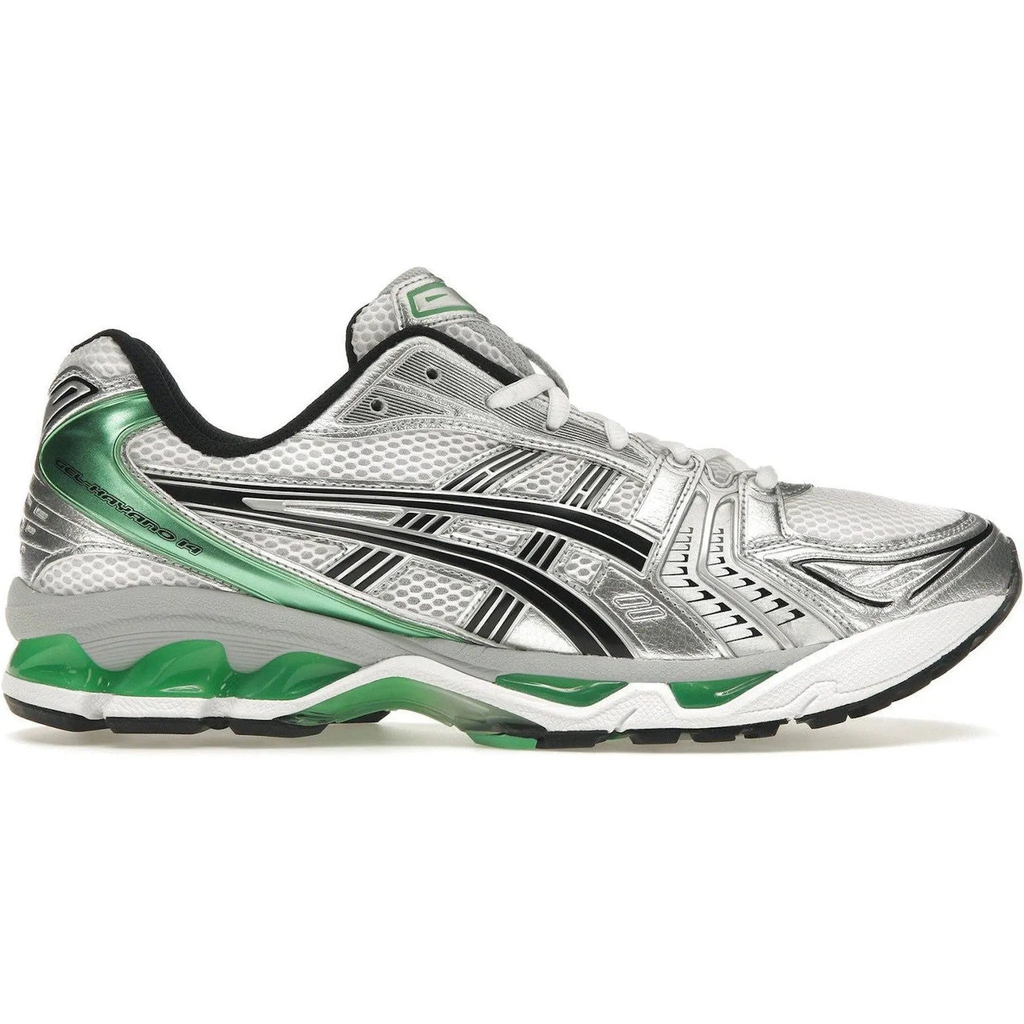 ASICS Gel-Kayano 14 White Malachite Green for fitness All-Terrain Comfort
