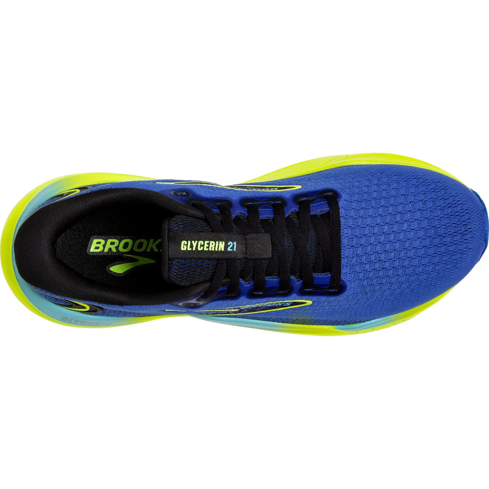 low - cut ice shoes Brooks Glycerin 21 Mens Running Shoes - Blue