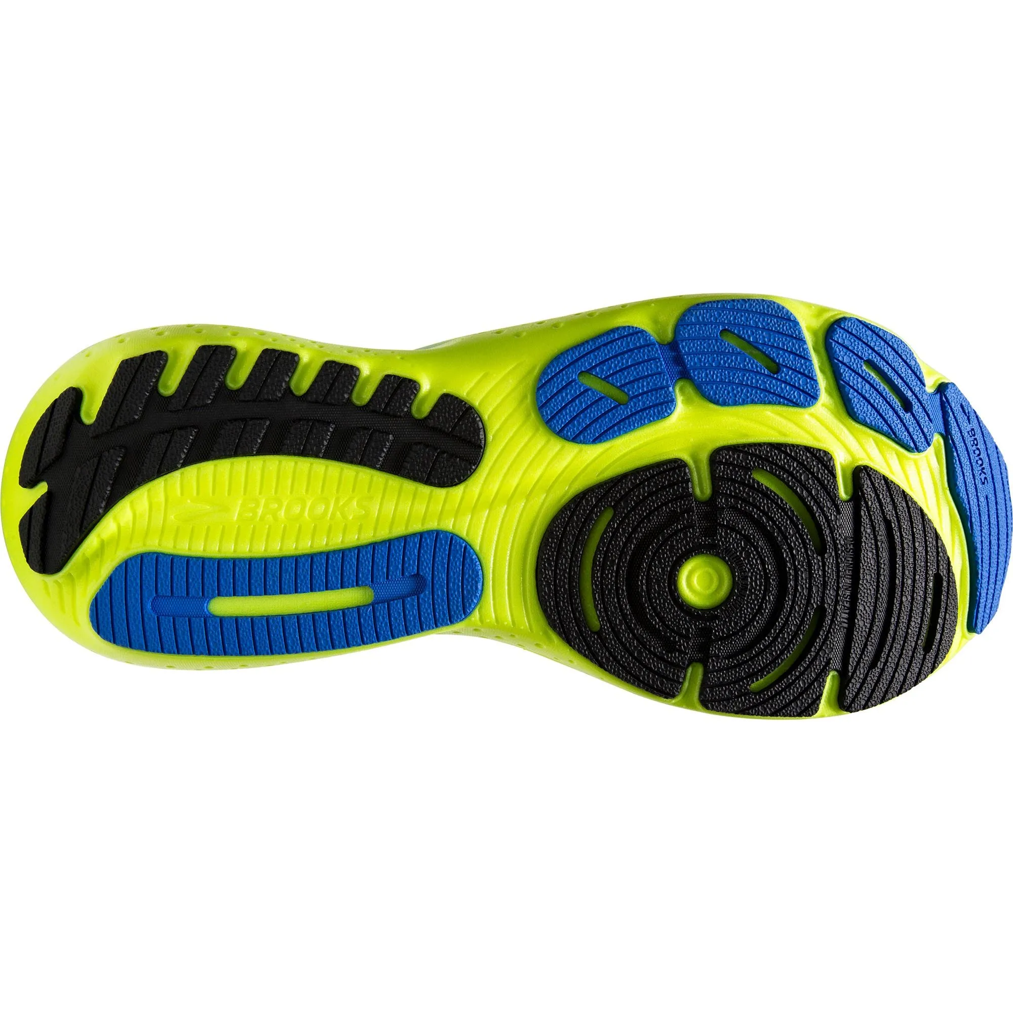 Minimalist Drop Profile Aero Ventilation Panels Brooks Glycerin 21 Mens Running Shoes - Blue