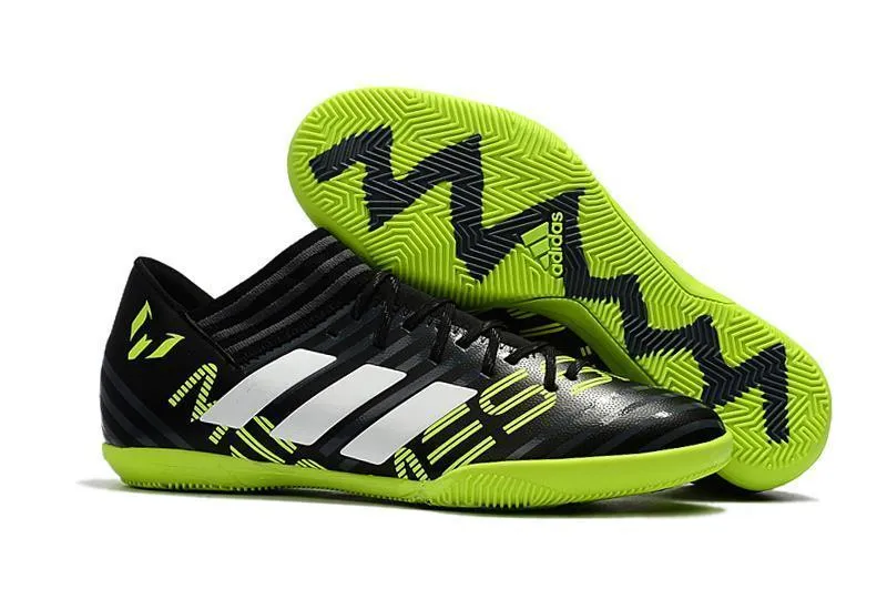 New Adidas Nemeziz Series TF Soccer Cleats Shoes Black Green White Ground Motion Impact Flex