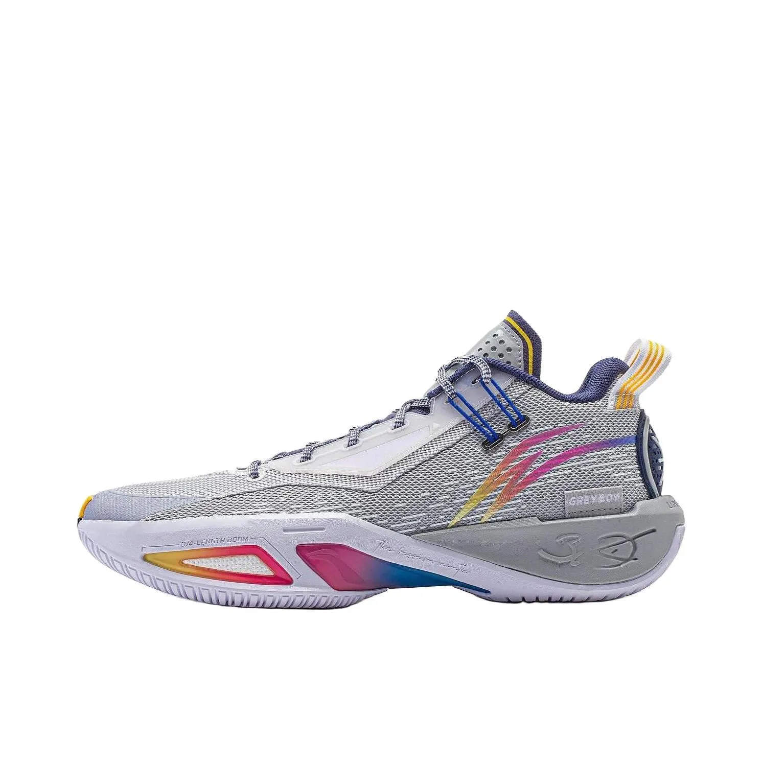 Energy Return Technology Bonded Overlay Construction Li-Ning Wade Fission 9 - Grey Boy