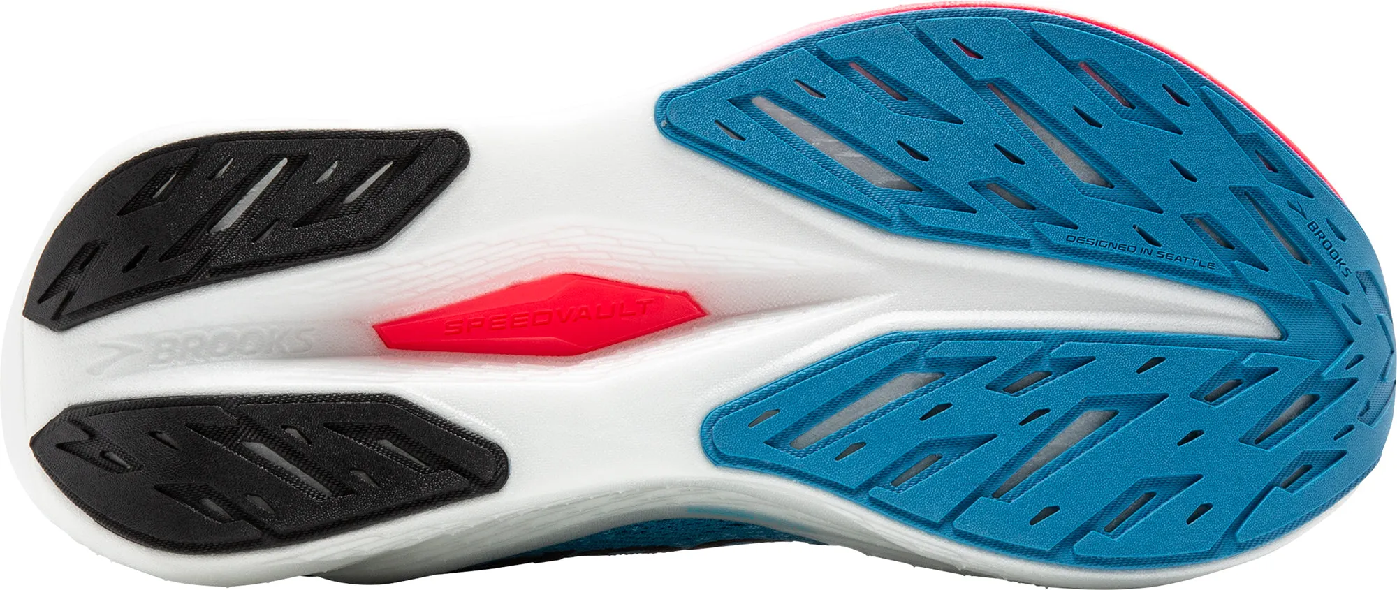 Shock Dispersing Heel Brooks Hyperion Max 2 Womens Running Shoes - Blue