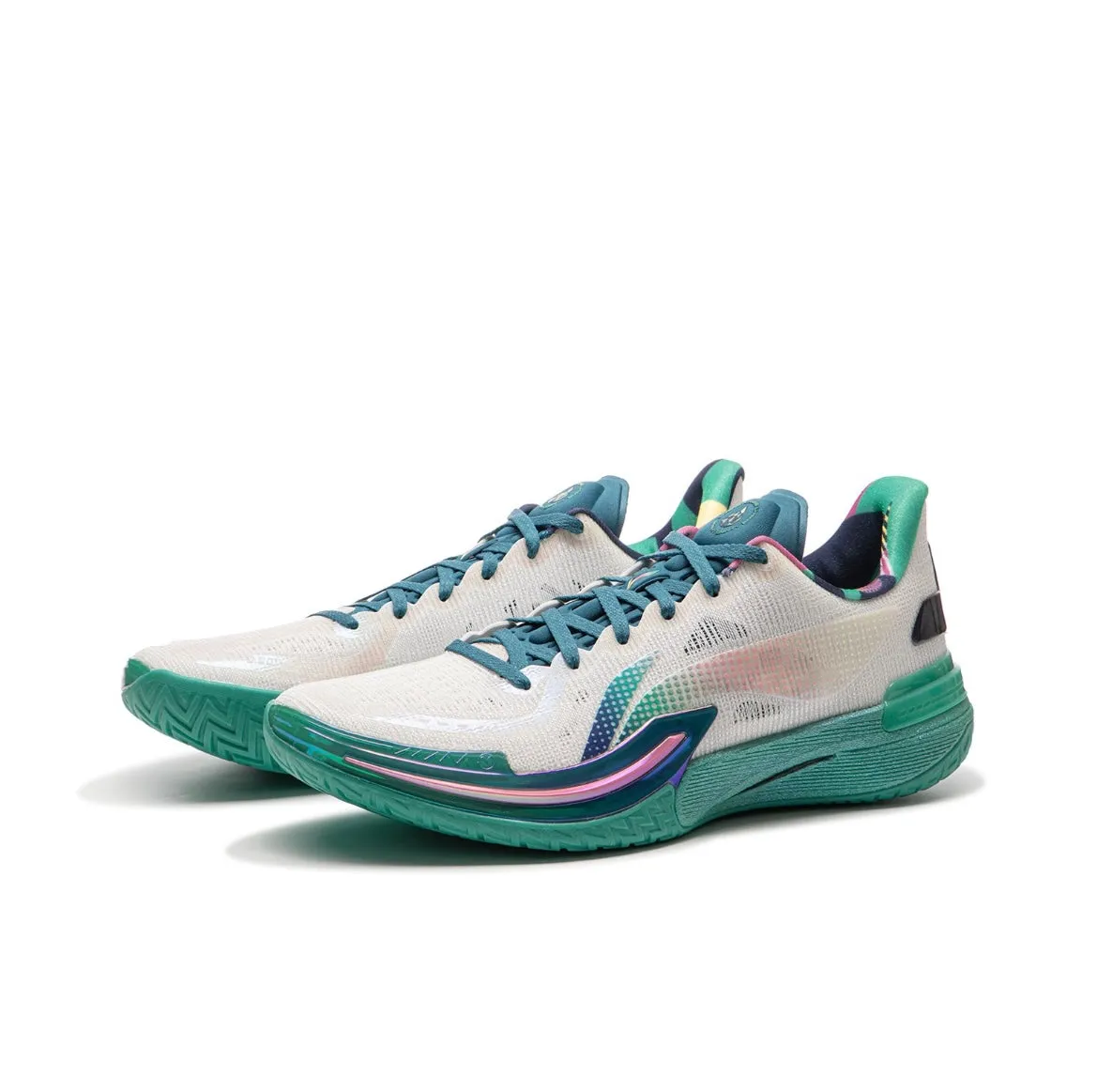 Li-Ning Gamma 1 - White/Blue LowTop