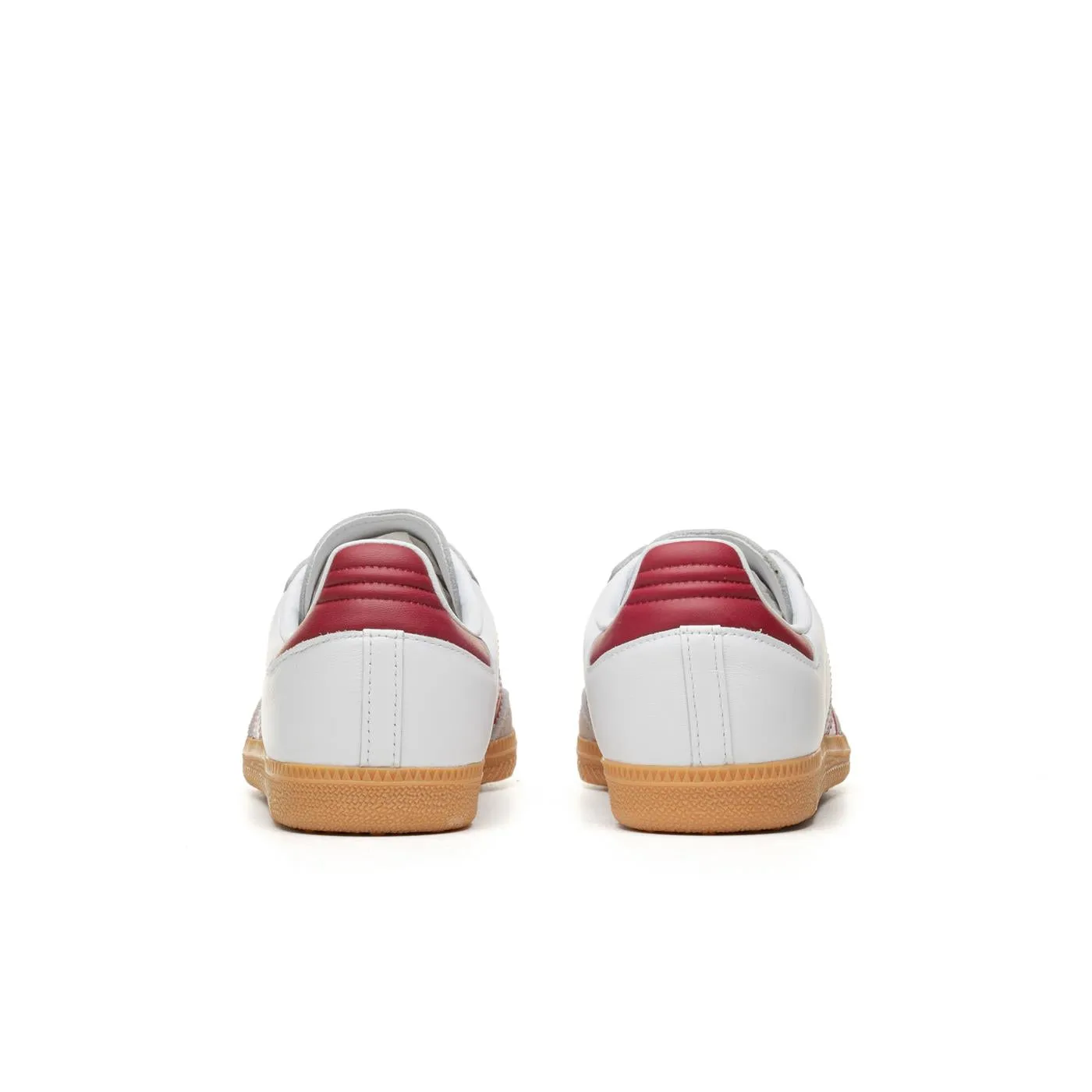 Heel Adidas Originals Samba OG Ftwr White/Collegiate Burgundy/Gum