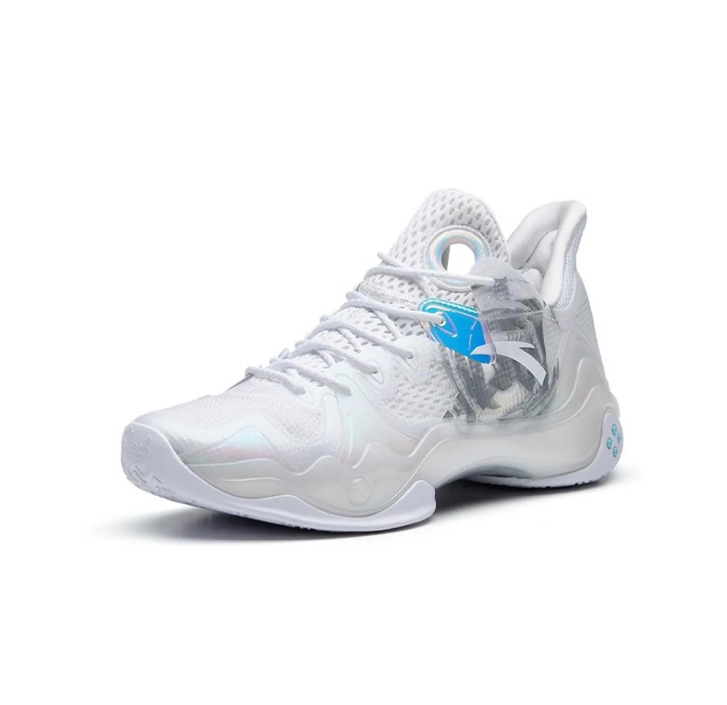 Abrasion Resistant Stitching Anta Shock Wave 4 - White