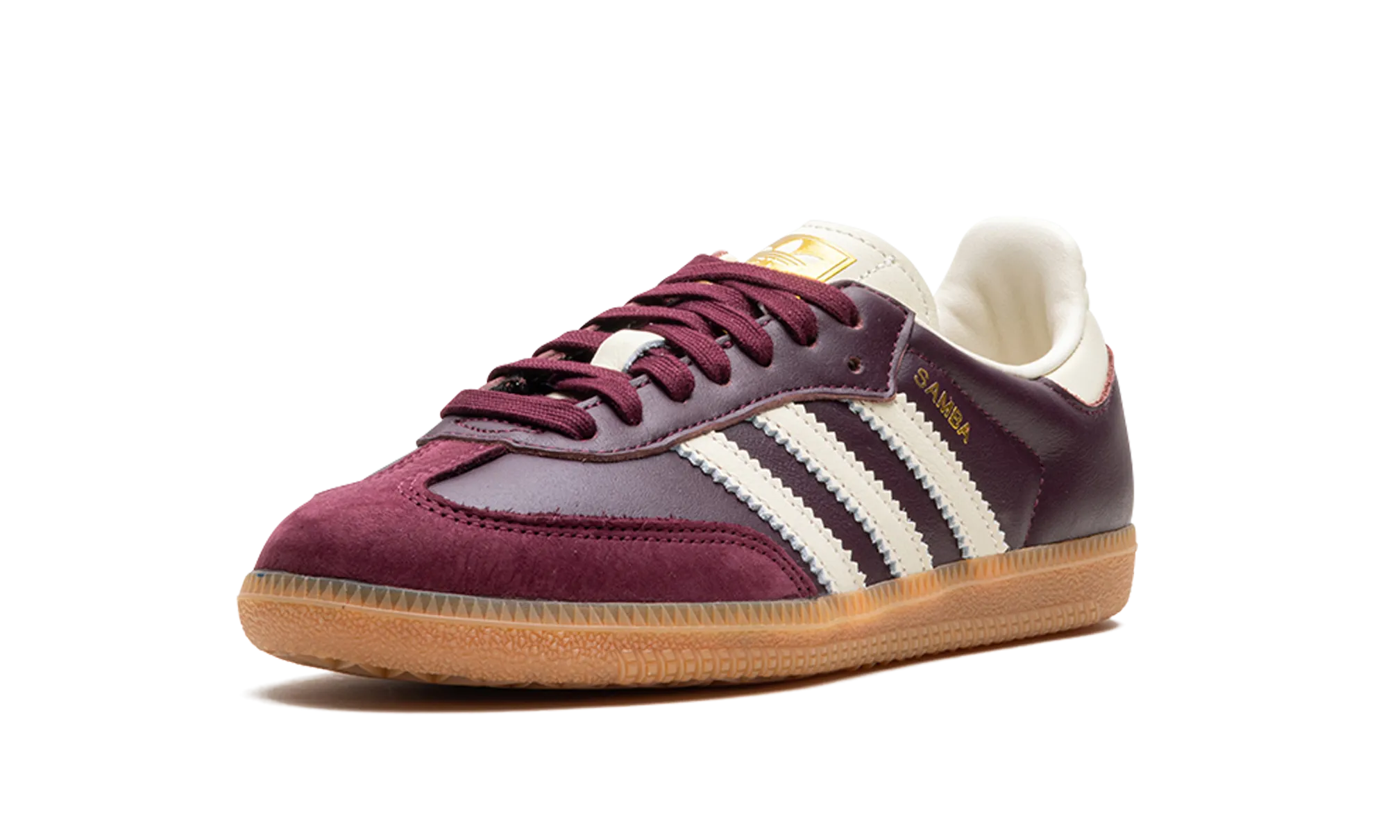 SAMBA OG WMNS "Maroon / Cream White" Gym Street Flex Technology
