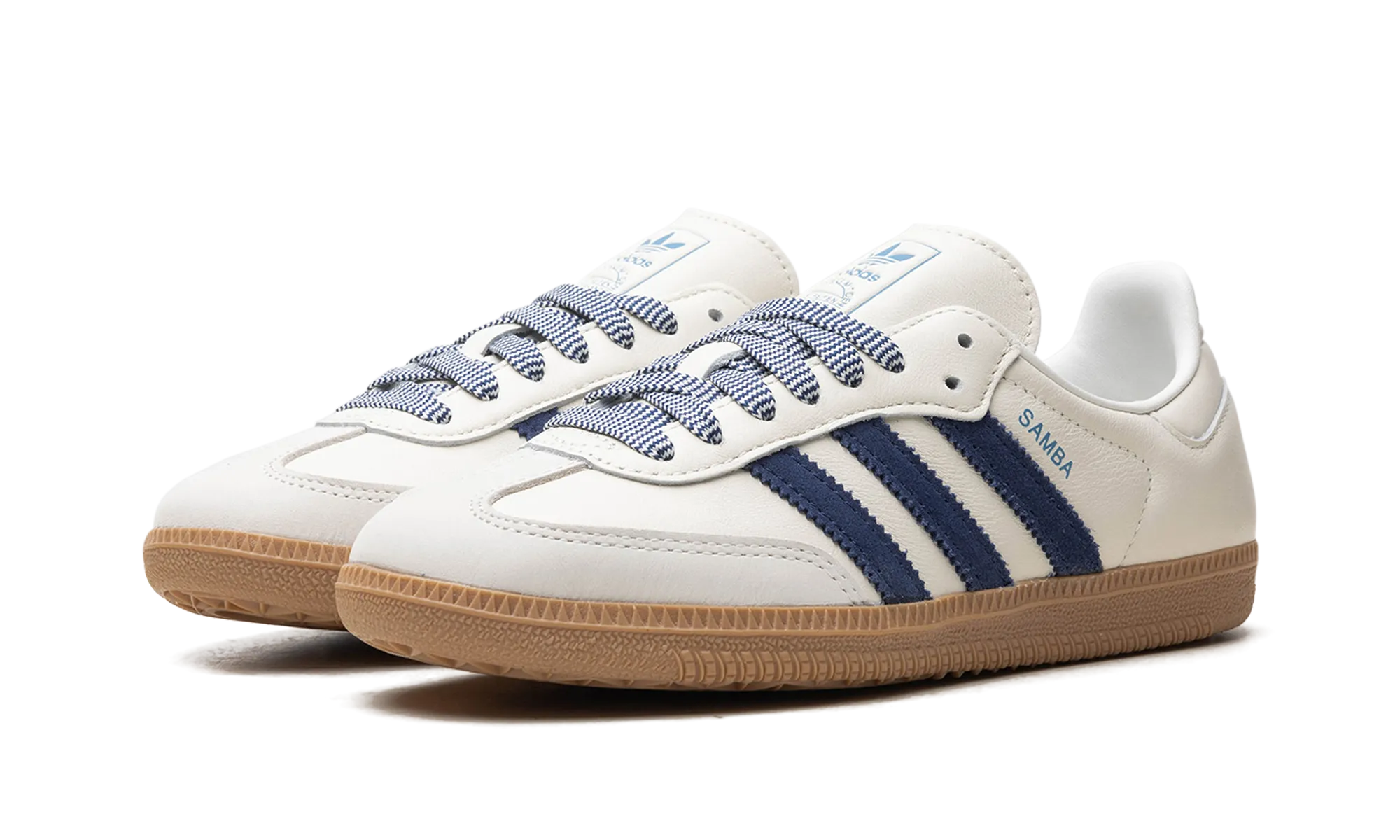 Stylish Motion Pet Pace Samba OG WMNS "Off White Dark Blue"