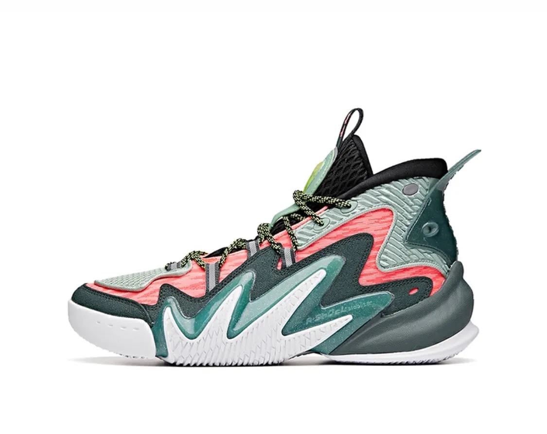 Anta Shock Wave 2 - Gray/Green Cross Move Low Profile Cushion System