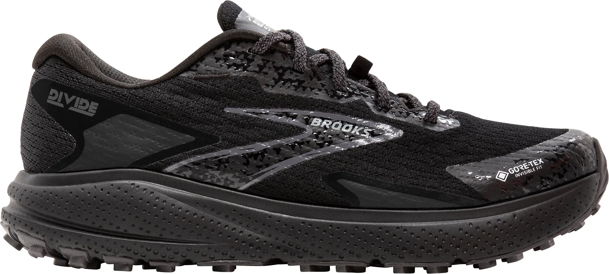 Interchangeable advanced - worthy Brooks Divide 5 GORE-TEX Mens Trail Running Shoes - Black