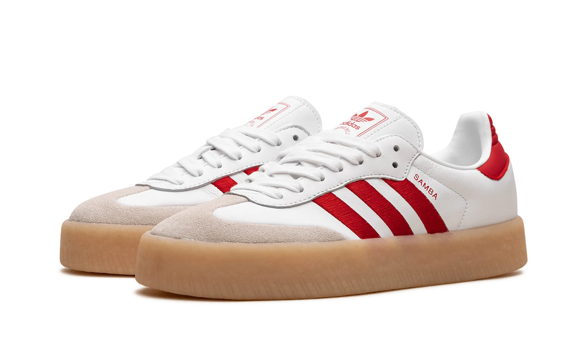 Abrasion resistant Modern Style SAMBAE WMNS "White / Red"