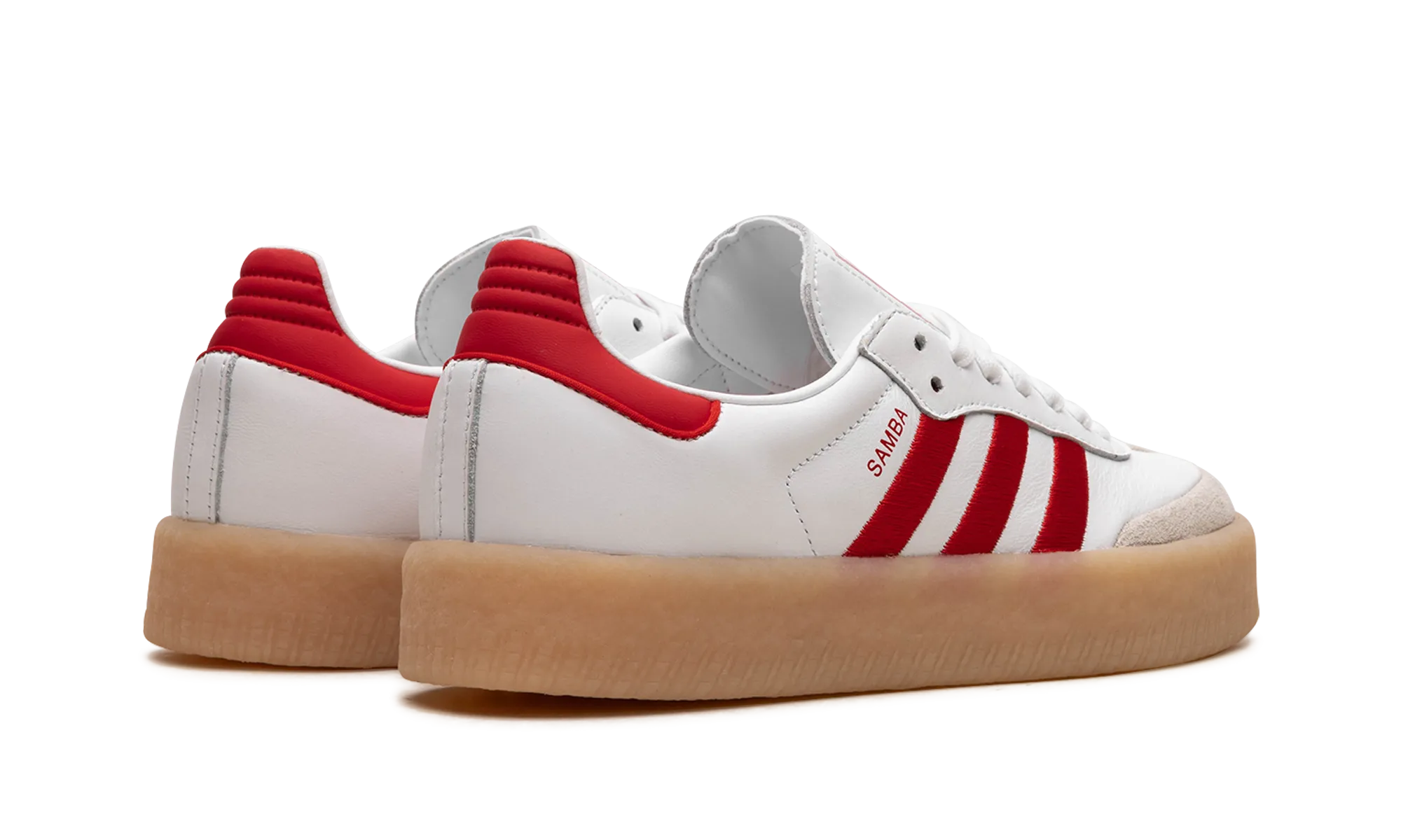 chic aesthetic Ventilated Mesh SAMBAE WMNS "White / Red"