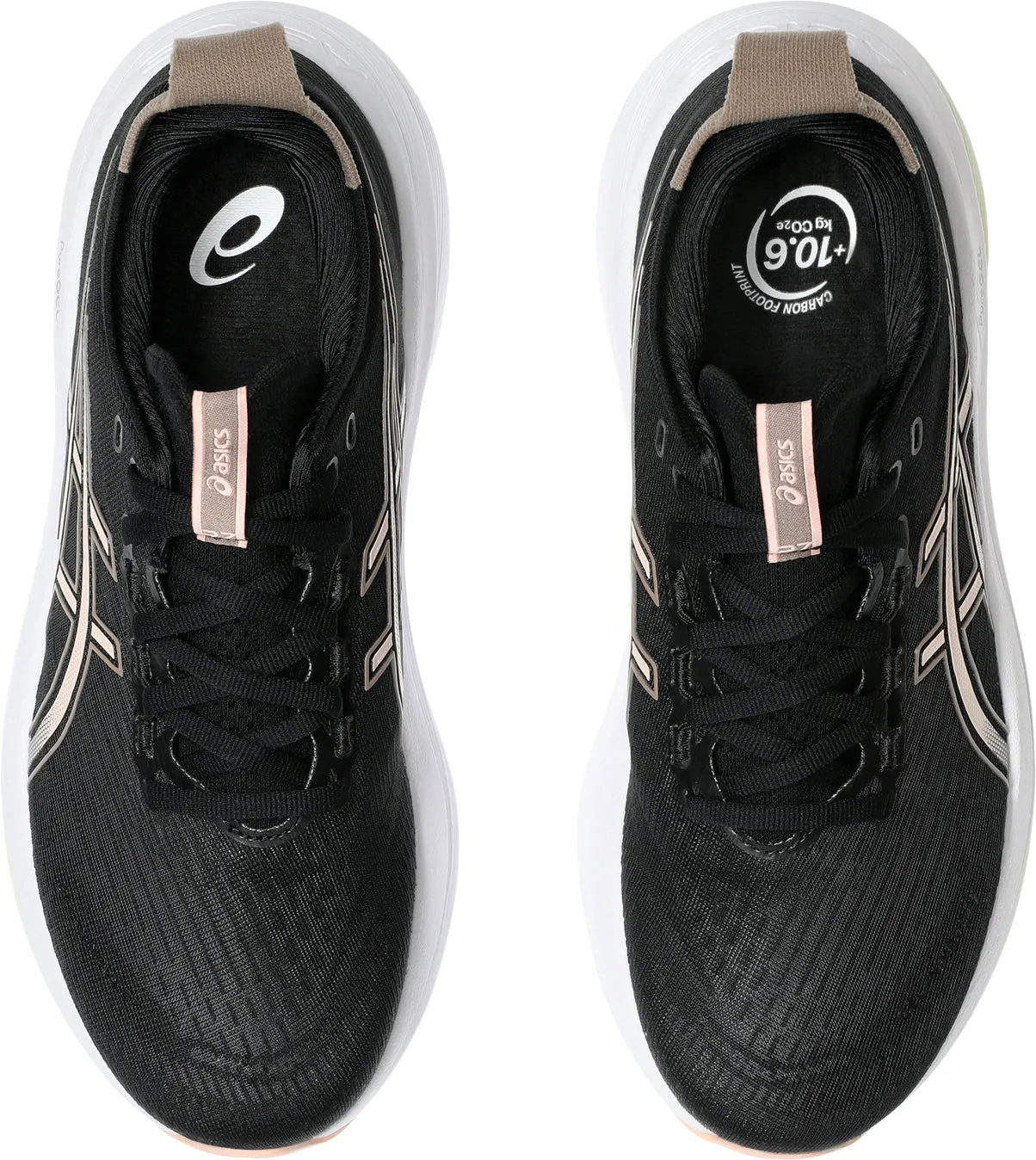 Asics Gel Nimbus 27 Womens Running Shoes - Black Performance Stability