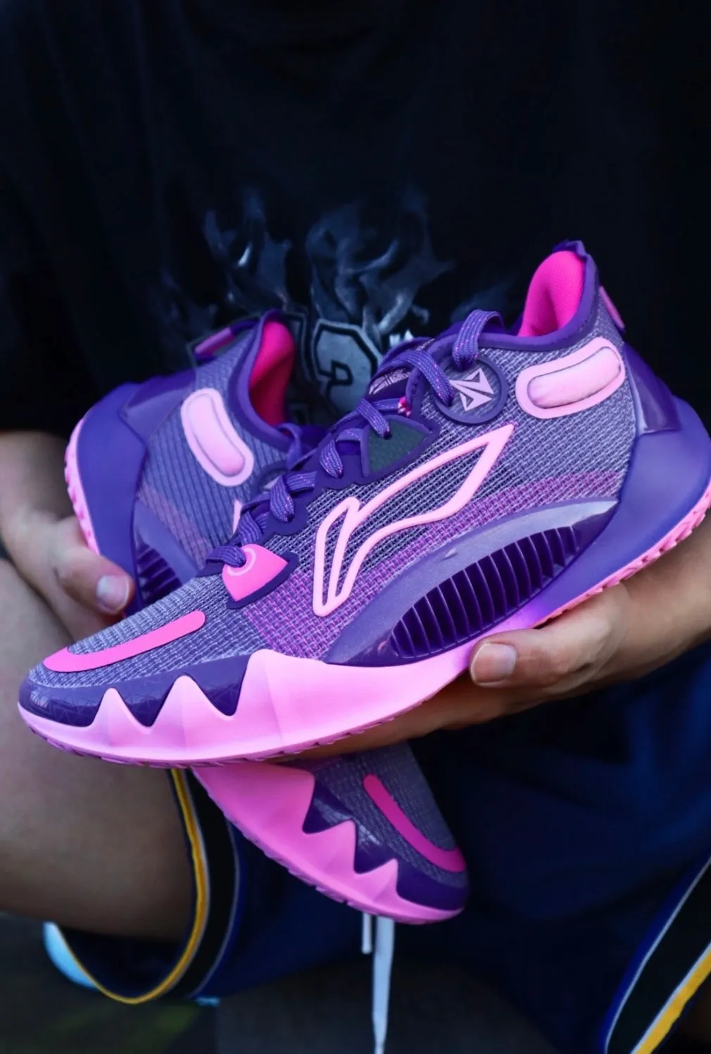 Sneakers Comfort Padding Durable rubber sole Li-Ning Jimmy Butler JB1 - Purple