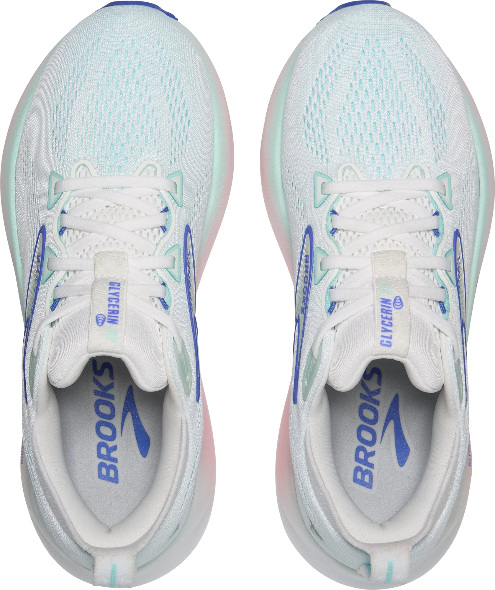 Long distance Brooks Glycerin 22 Womens Running Shoes - Green