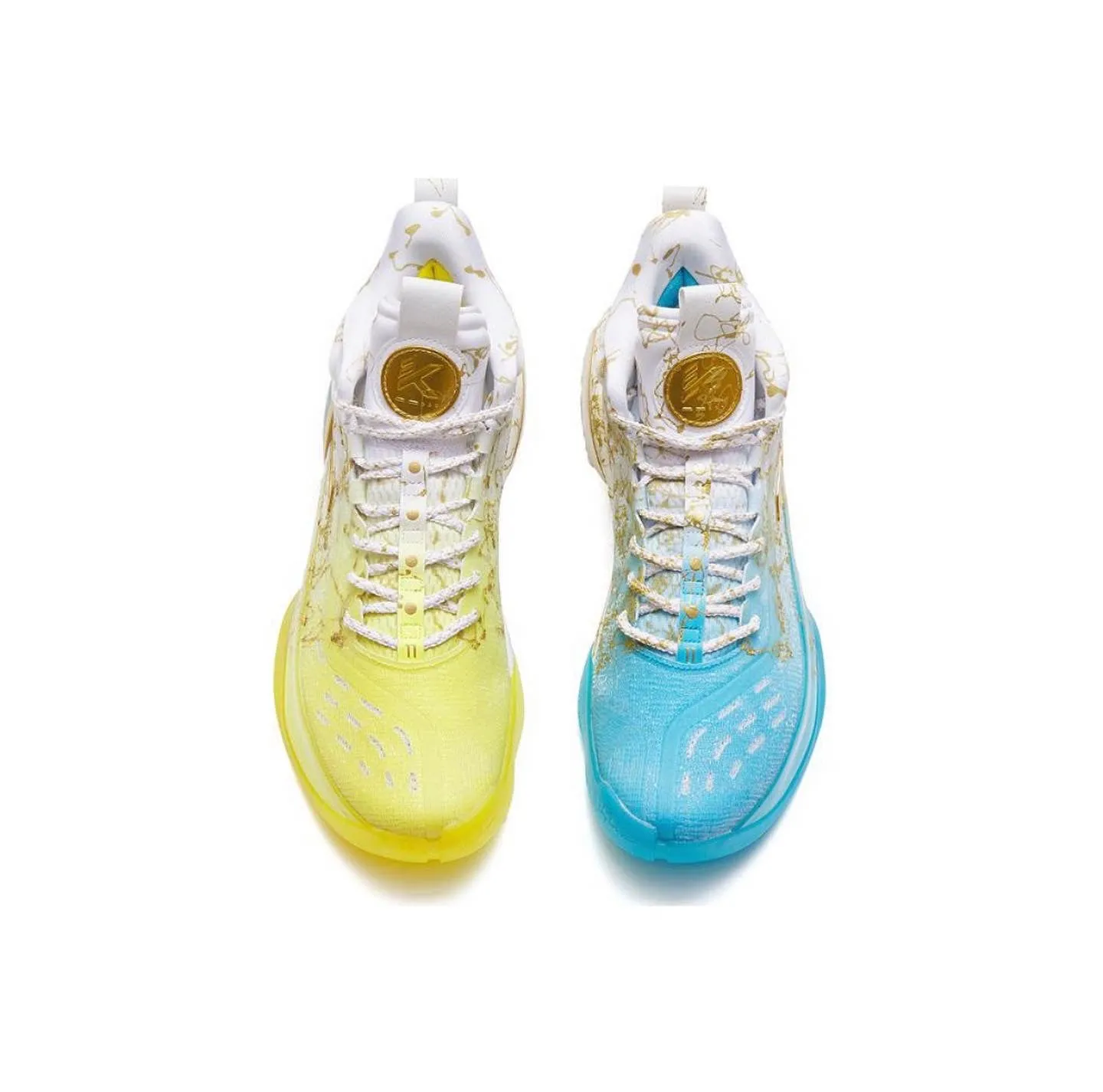 Anta Klay Thompson Kt7 Pro - Golden ocean Ankle Support Collar Responsive Step Return