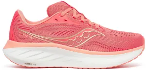 comfortable socks Weekend Wear Saucony Ride 18 Womens Running Shoes - Pink