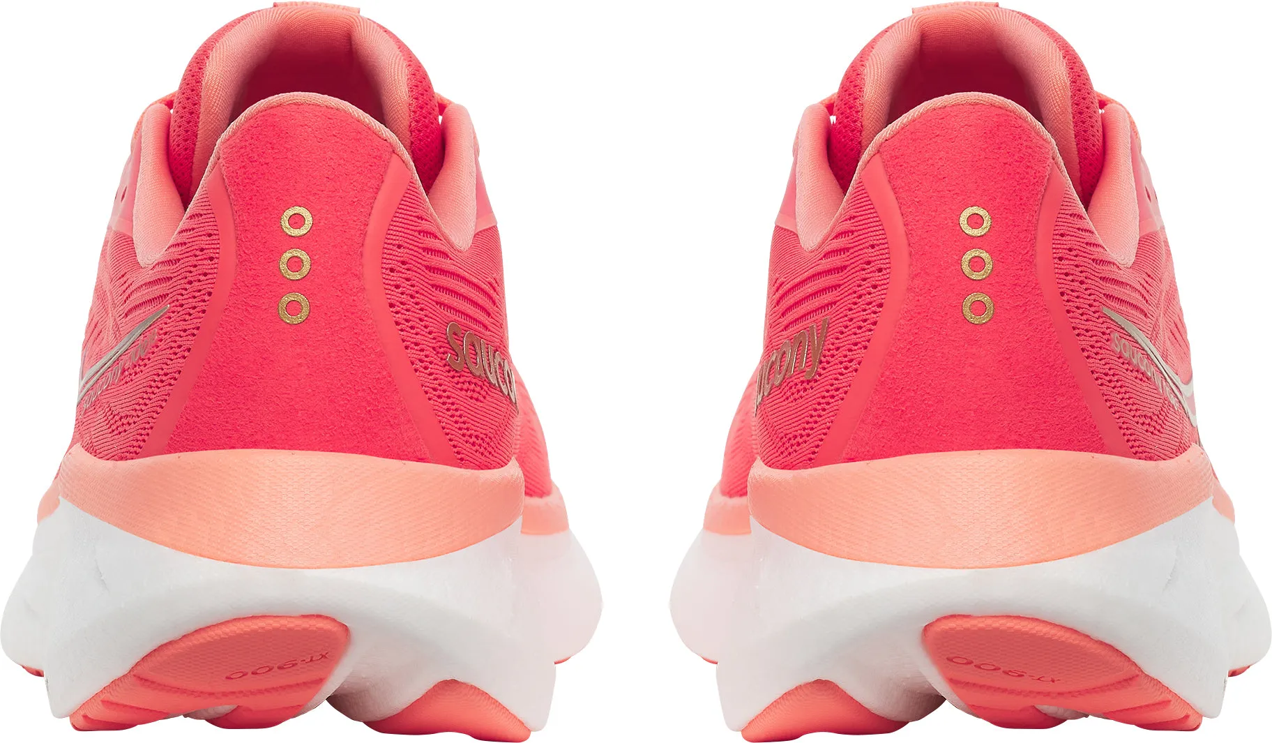 Saucony Ride 18 Womens Running Shoes - Pink Ultimate Traction evening jog