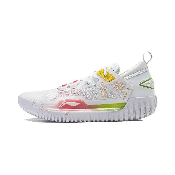 R.J. Hampton x Li-Ning Badfive 3 Low - White/Red/Yellow Padded Tongue Design