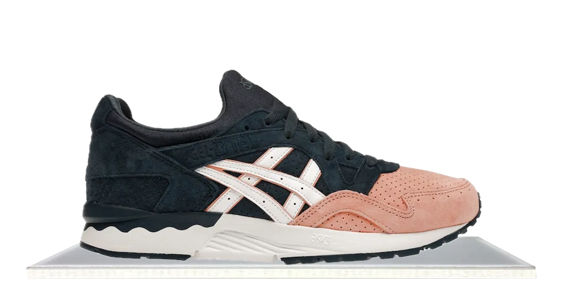 High Traction Outsole Daily Routine ASICS Gel-Lyte V Kith Salmon Toe