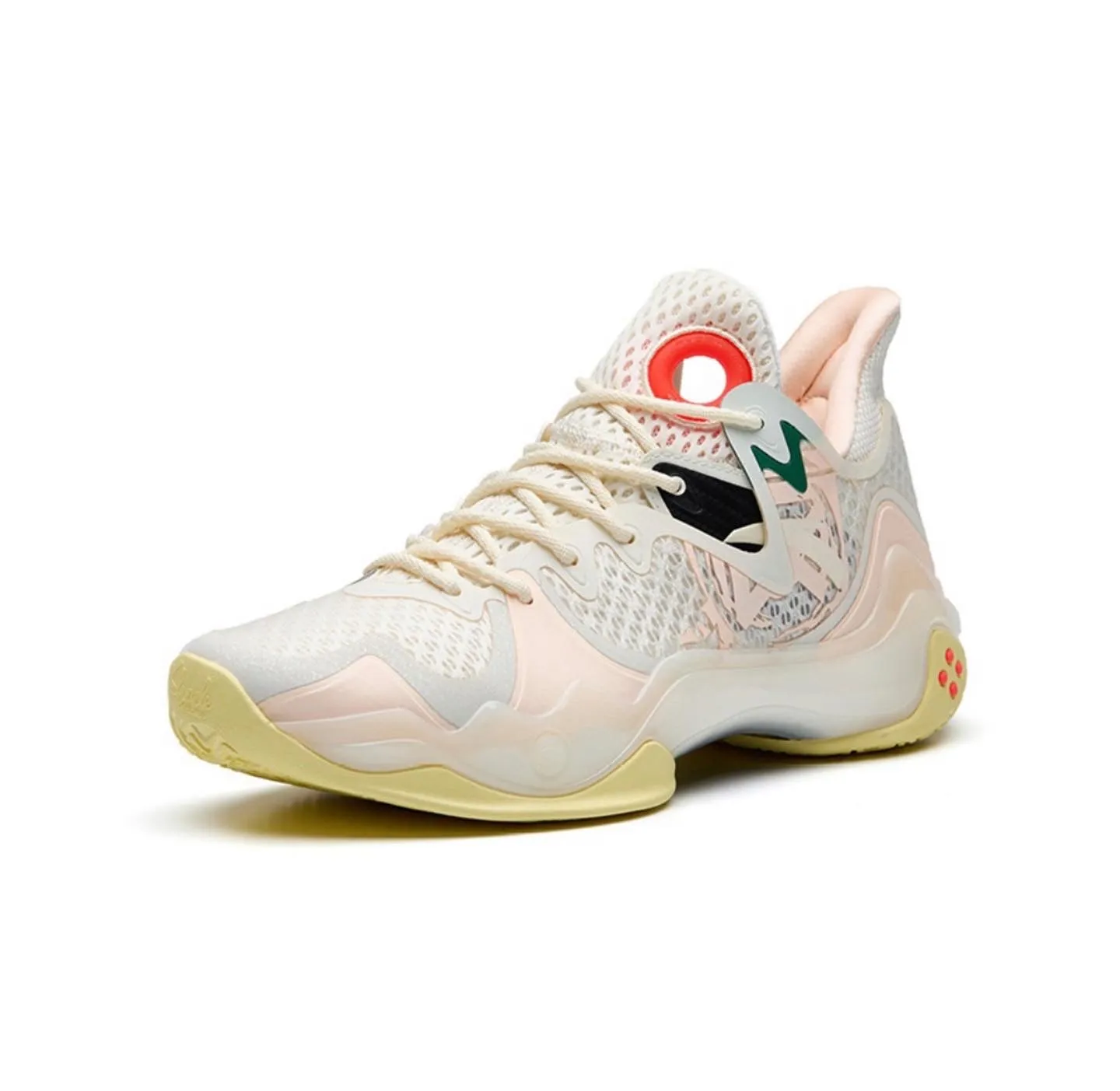 Smooth Leather Anta Shock Wave 4 - Ice cream