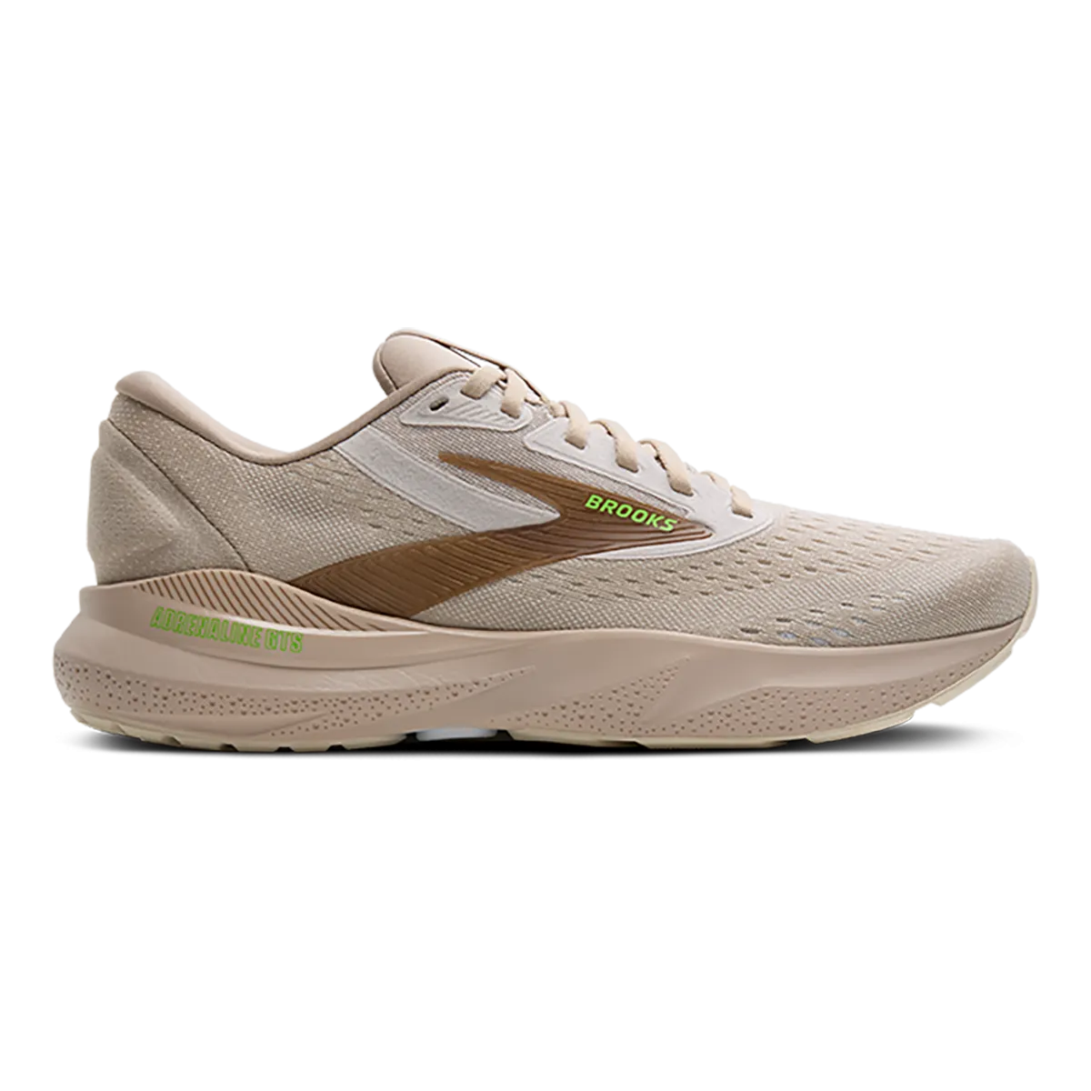 Brooks Adrenaline GTS 24 Chateau Grey - Portabella - Green tempo runs