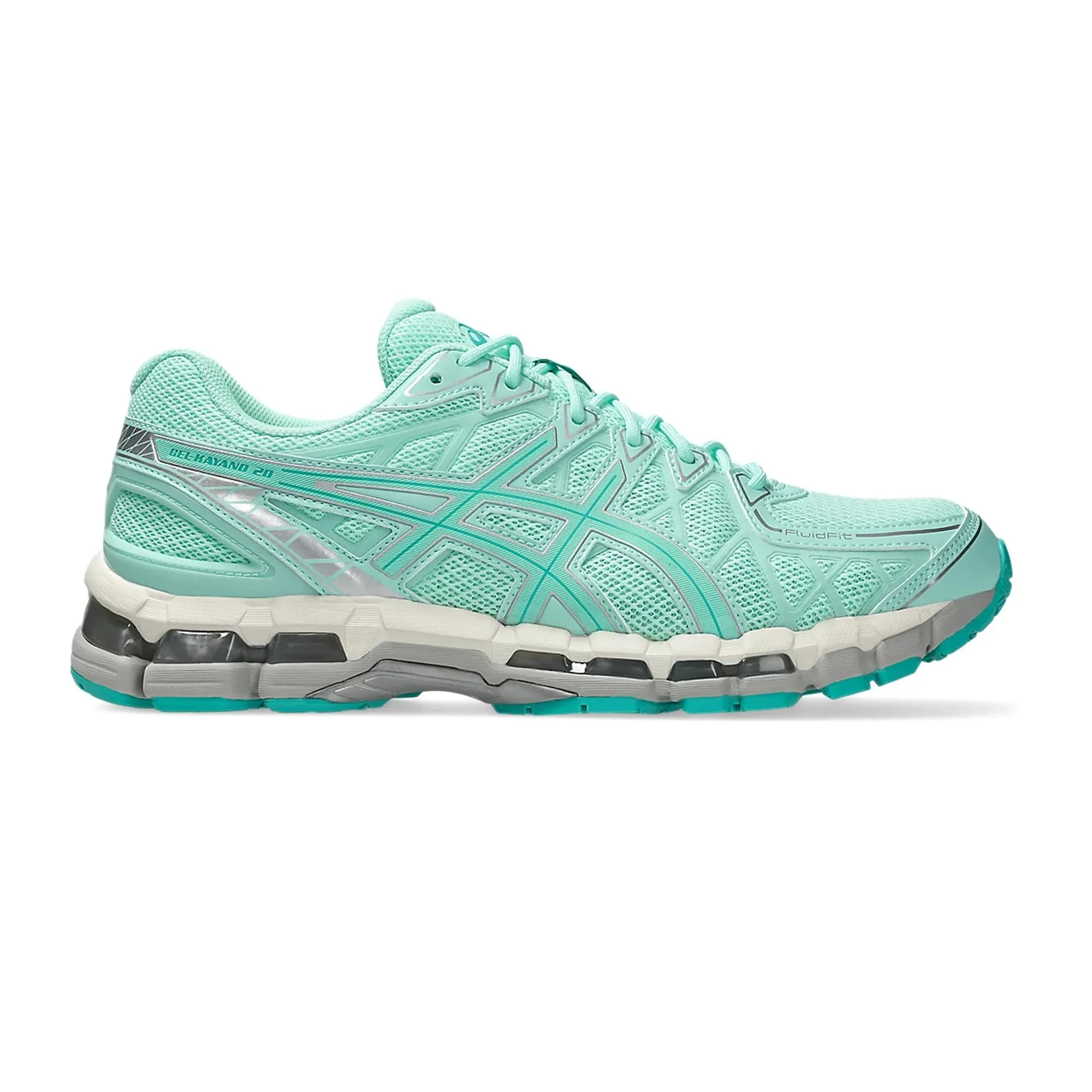 running in rainy weather ASICS Gel-Kayano 20 'Fresh Ice Baltic Jewel' (2025)