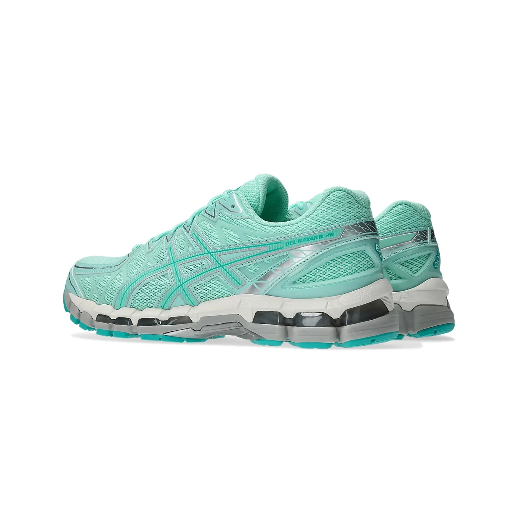Flat terrain running running in charity runs shoes ASICS Gel-Kayano 20 'Fresh Ice Baltic Jewel' (2025)