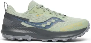 youth running footgear Saucony Peregrine 14 GORE-TEX Womens Trail Running Shoes - Green