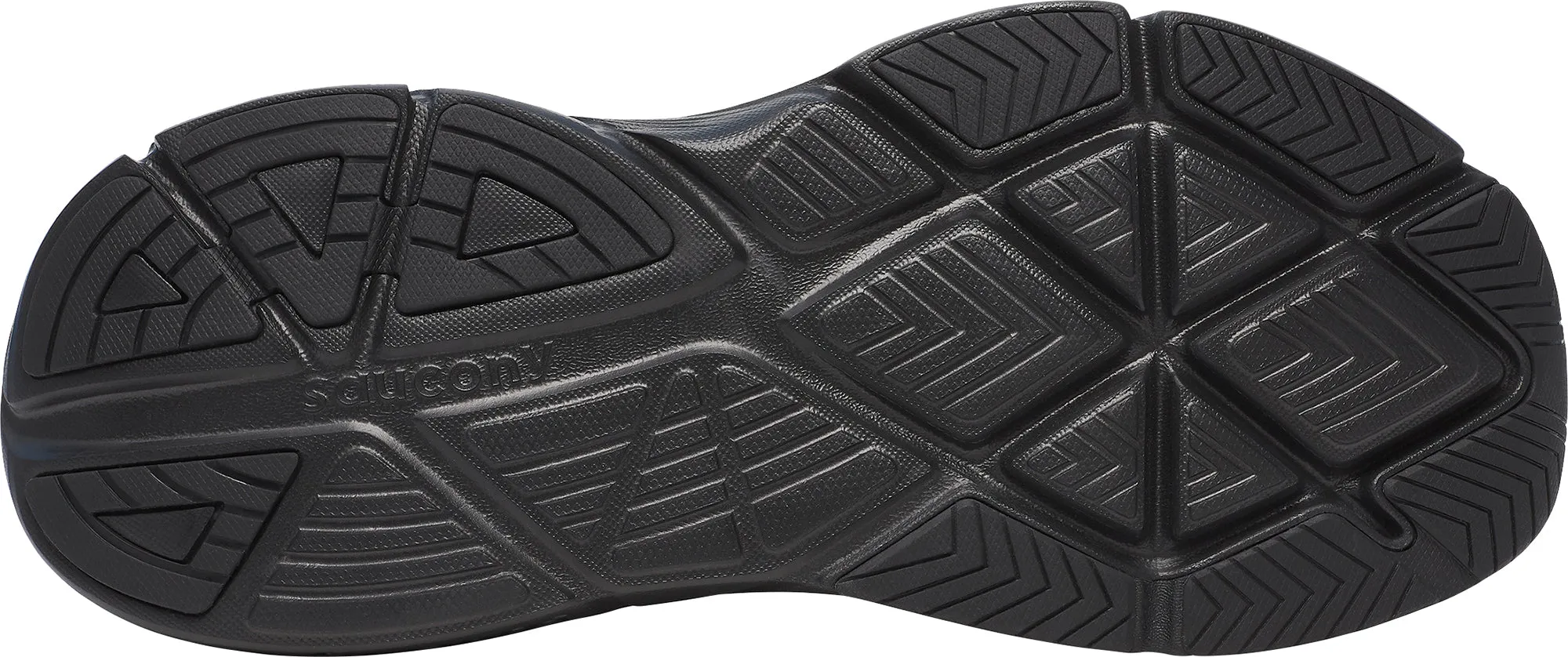 Saucony Guide 18 Mens Running Shoes - Black Rubber Outsole Hexagons