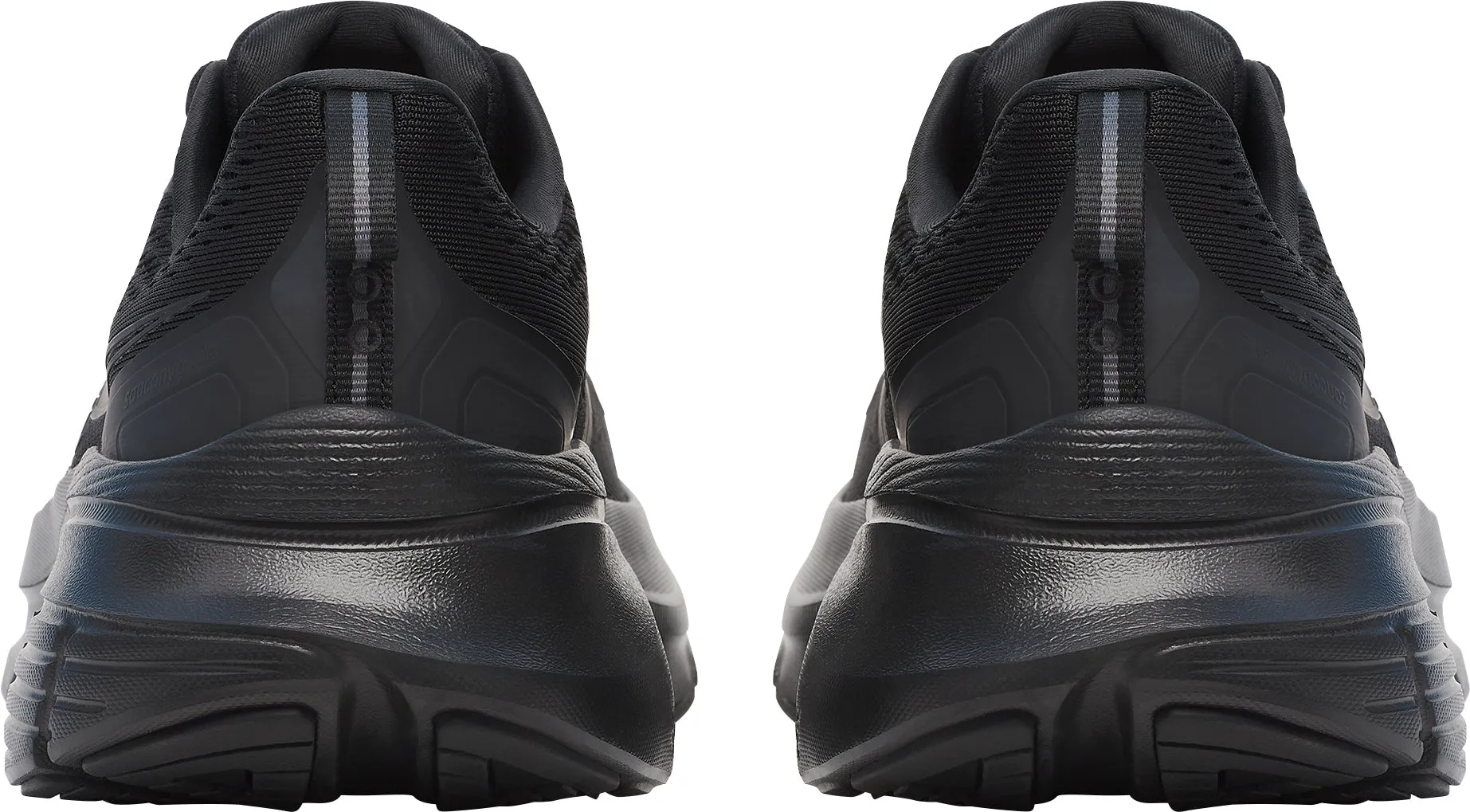 snug - fit Saucony Guide 18 Mens Running Shoes - Black