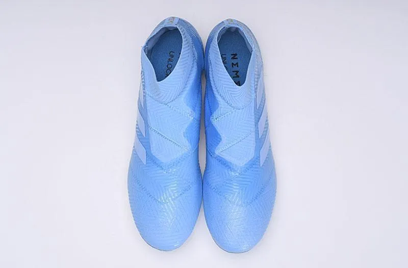 Low Collar New Adidas Nemeziz 18 'Spectral Mode' Soccer Cleats Shoes Blue