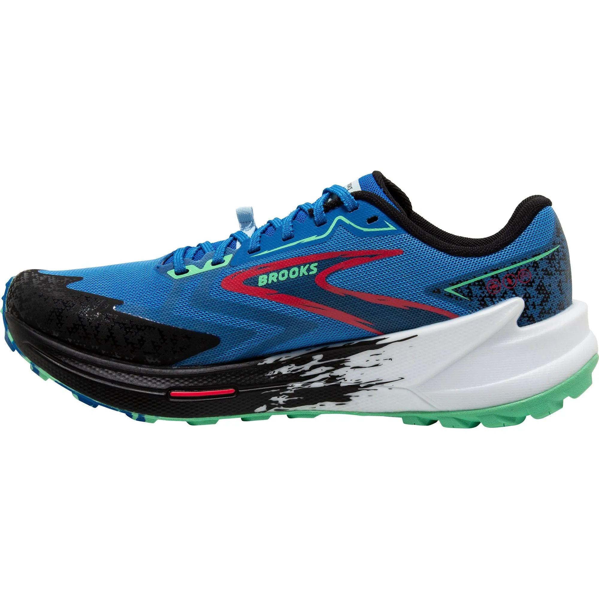 Anti Twist Plate Brooks Catamount 3 Mens Trail Running Shoes - Blue