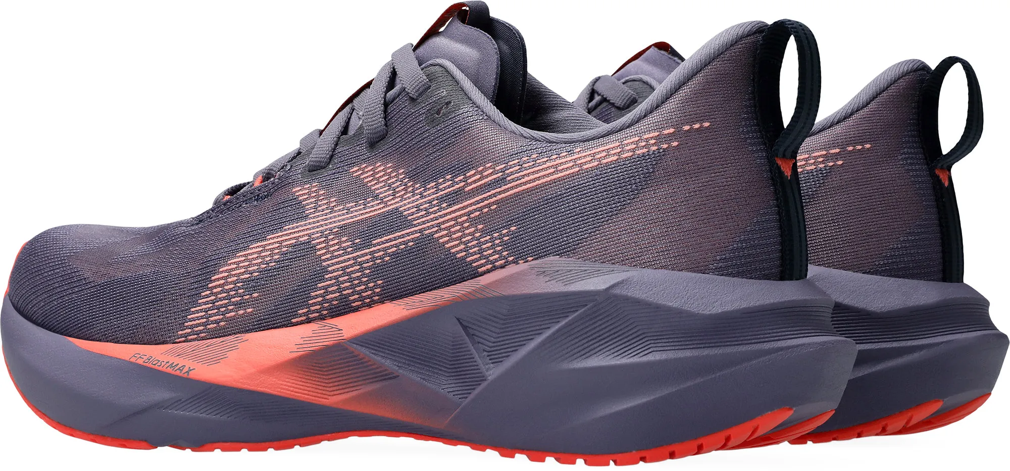 Compression Balanced Sole Anti Slip Insole Texture Asics NovaBlast 5 Womens Running Shoes - Purple