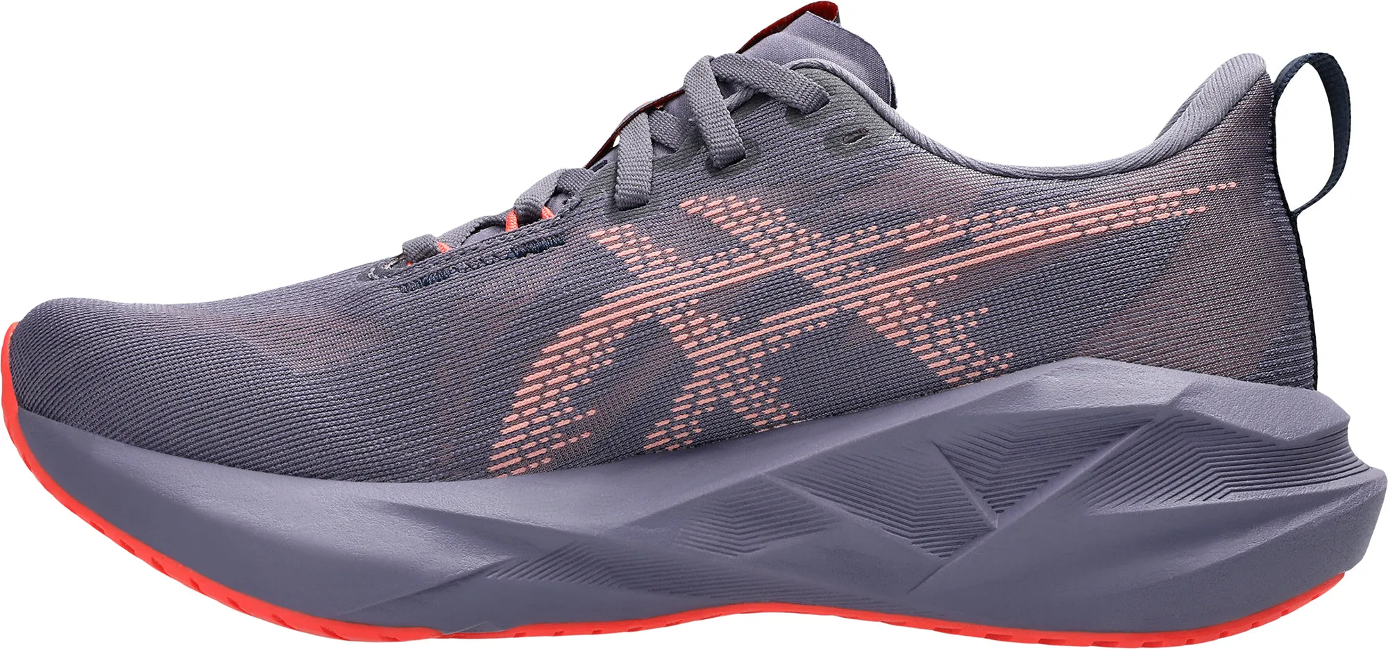 Asics NovaBlast 5 Womens Running Shoes - Purple easy - to - maintain shoes Rotational Traction