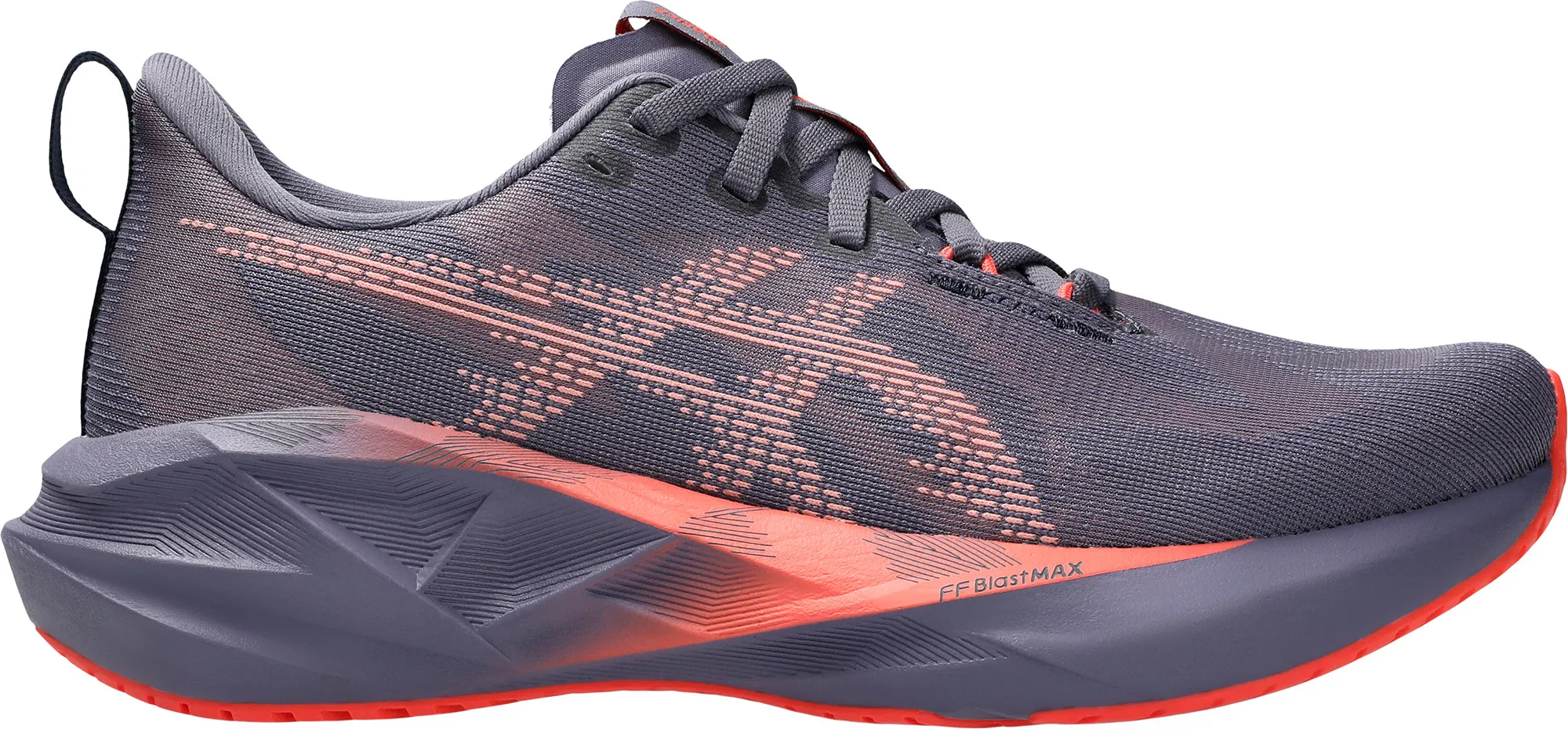 Asics NovaBlast 5 Womens Running Shoes - Purple running in a small town shoes