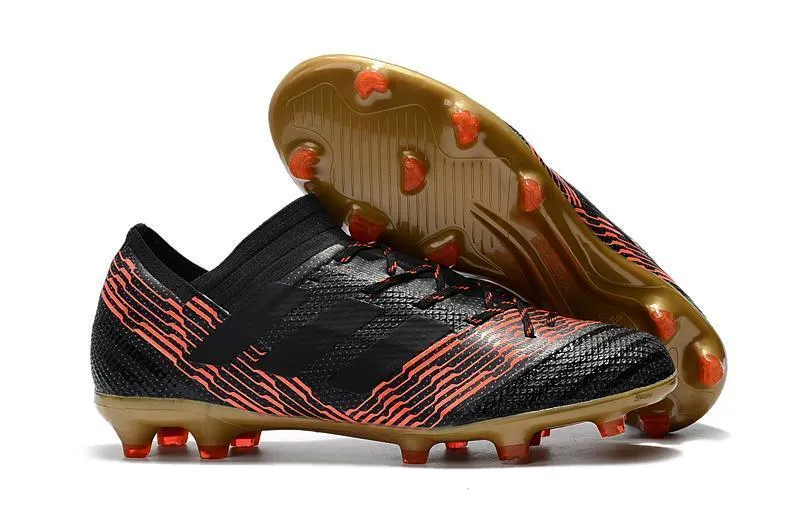 New Adidas Nemeziz Messi FG Soccer Cleats Shoes Black Orange Speed Pad Playmaker Role