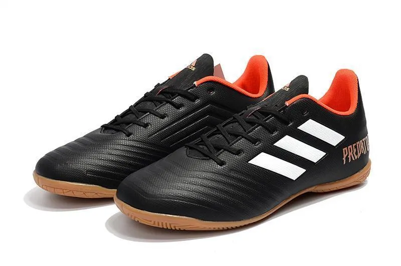 Toe Protection New Adidas Predator Tango 18.4 TF Soccer Cleats Shoes Black White Orange