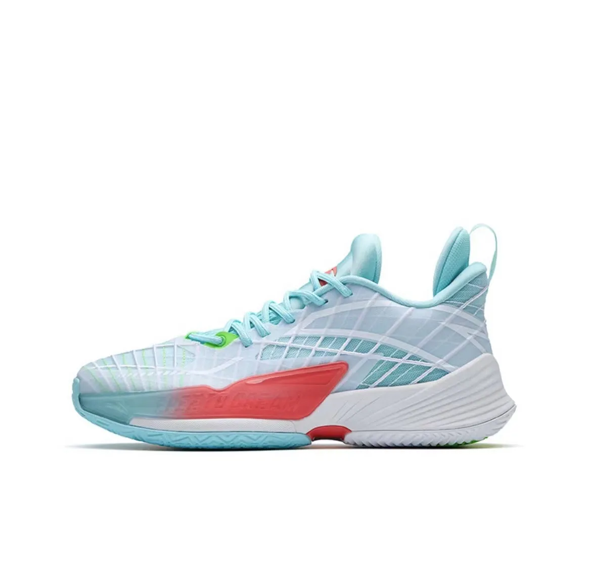 Engineered Knit Fabric Bai Jingting x Anta Light Crazy 3 - Mints