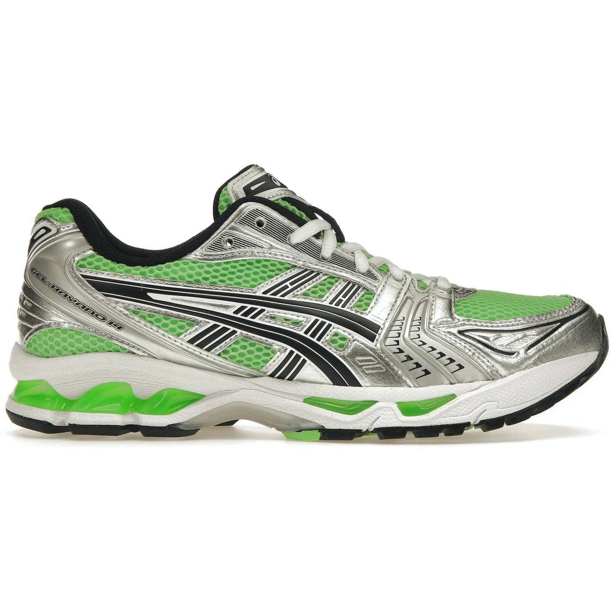 ASICS Gel-Kayano 14 Bright Lime Midnight (Women's) trendy shoe style