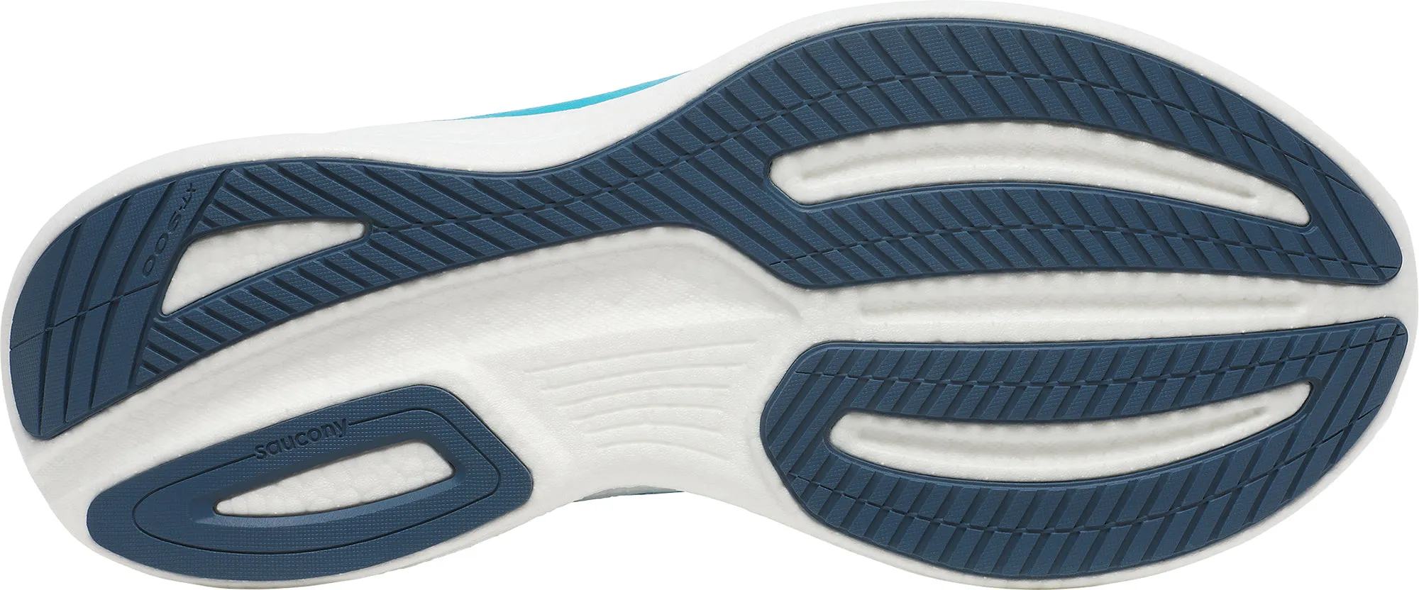 dirt running Saucony Ride 17 Womens Running Shoes - Blue