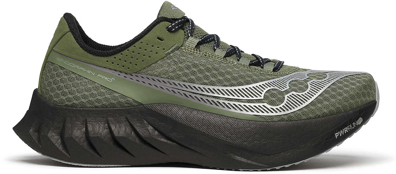 Saucony Endorphin Pro 4 Mens Running Shoes - Green metallic running gear