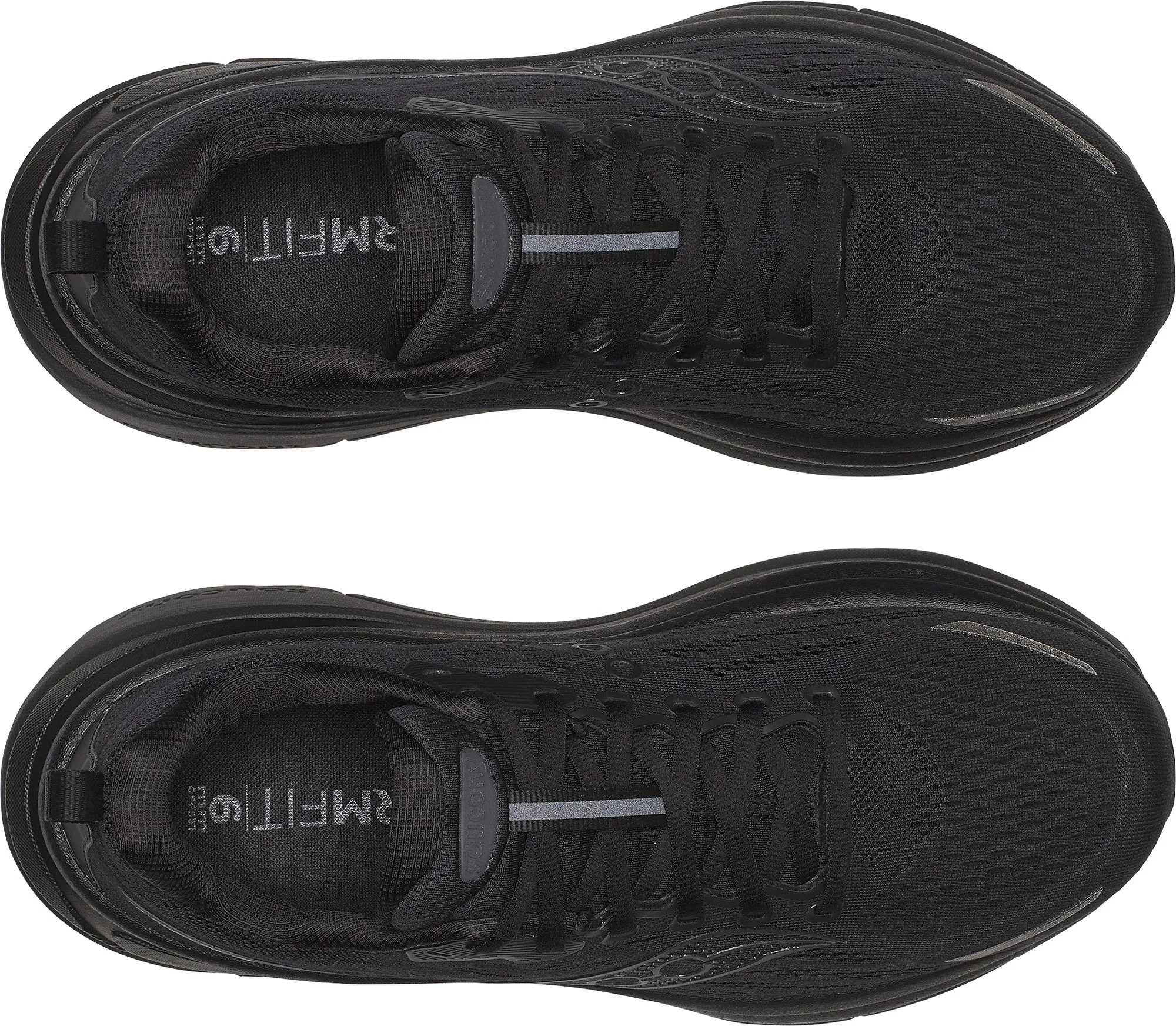 Saucony Hurricane 25 Mens Running Shoes - Black Anti Irritation Seams