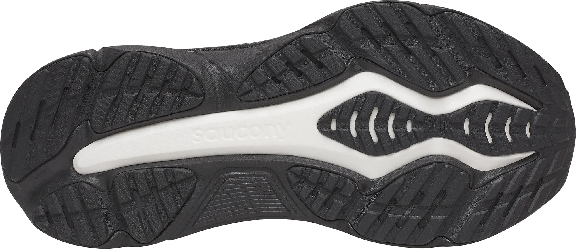 Energy Return Technology Saucony Hurricane 25 Mens Running Shoes - Black