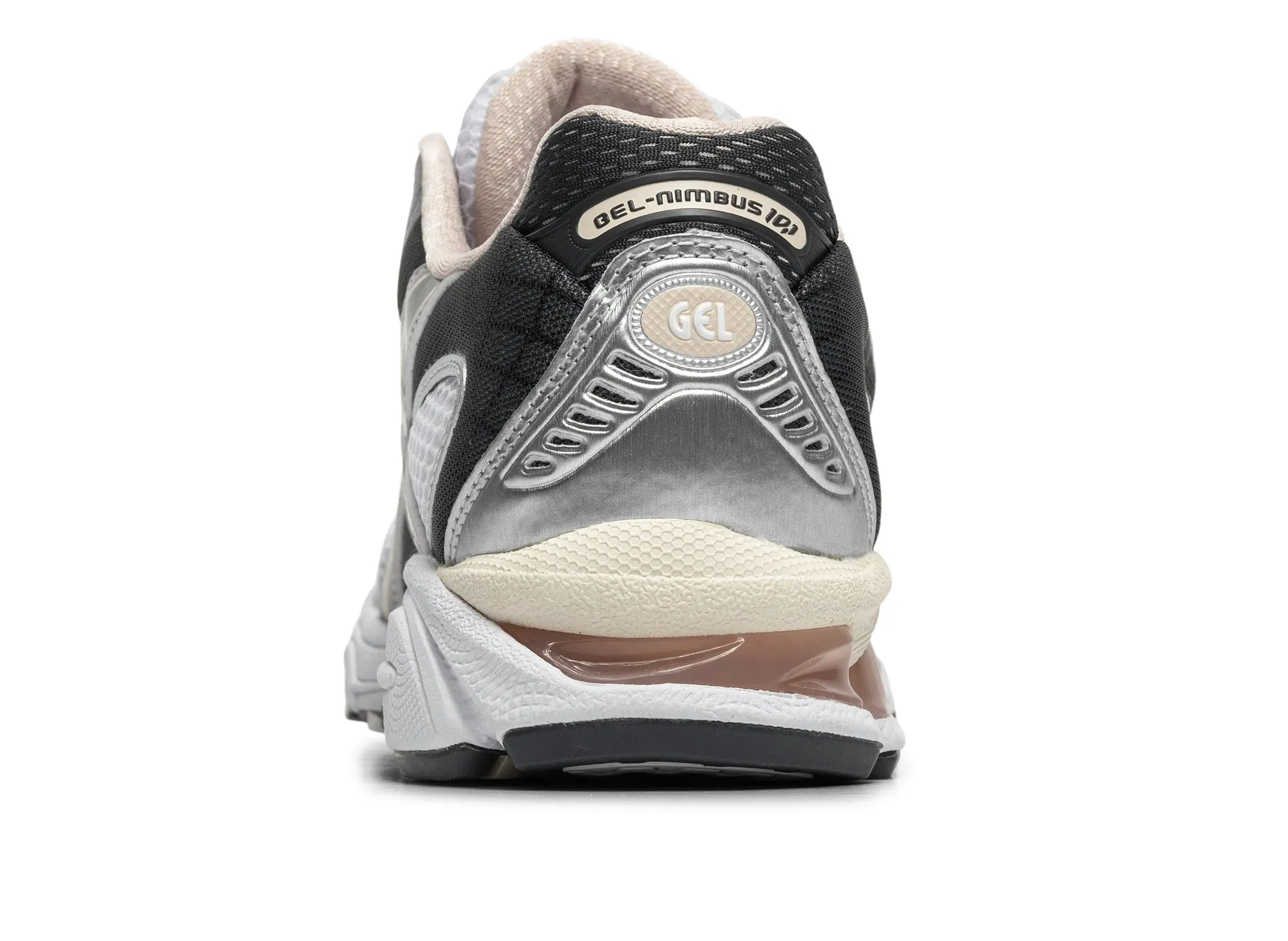 Asics Gel-Nimbus 10.1 'White / Obsidian Grey' running for endurance Enhanced Breathability