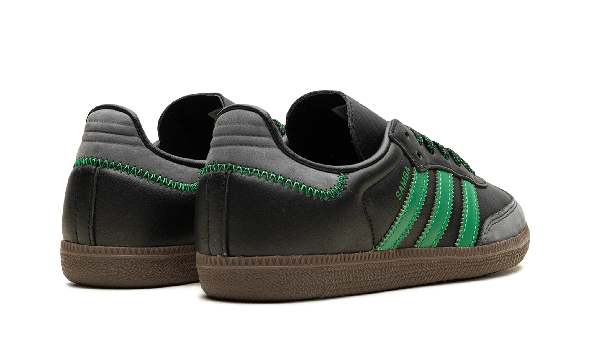 Samba Og WMNS "Black Green" Slip-On Comfort Easy Packing