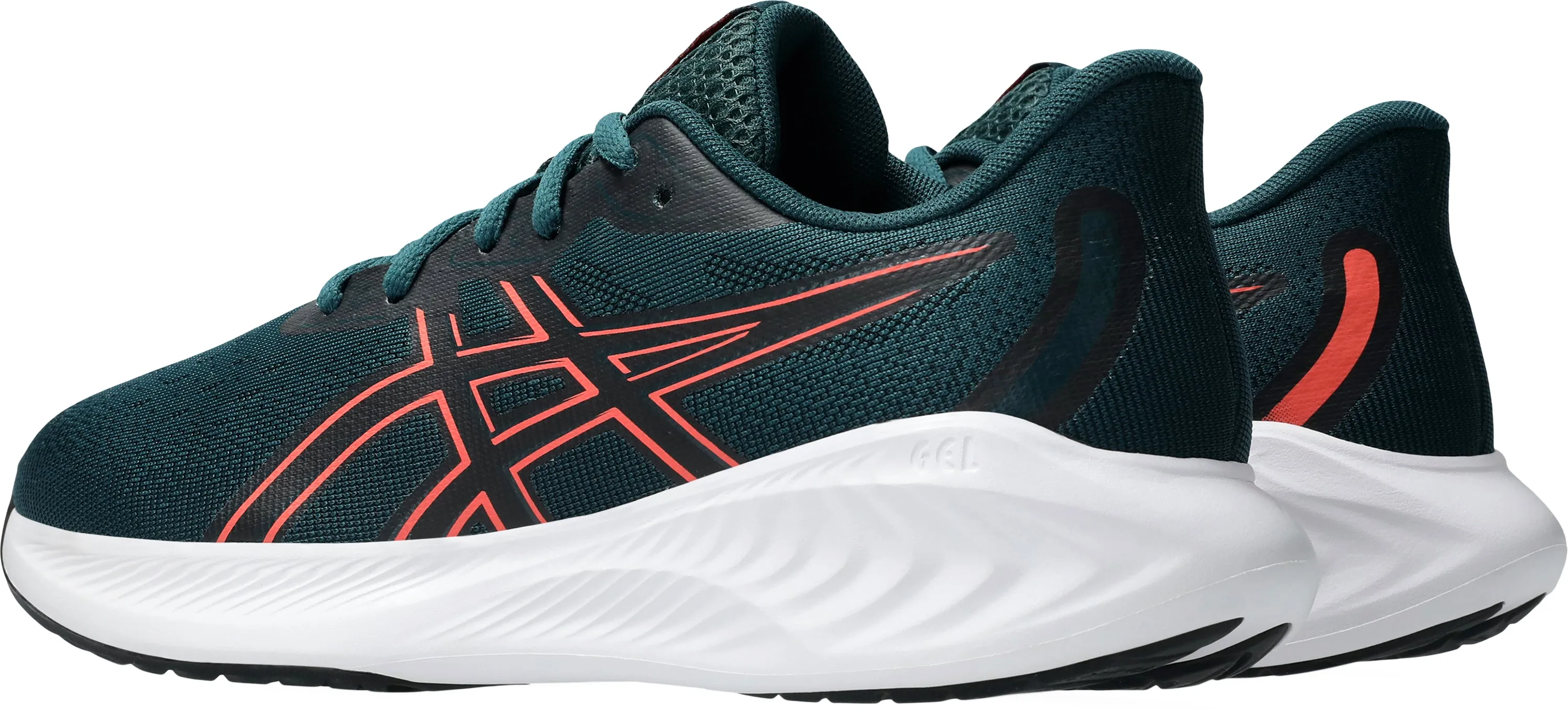 Asics Gel Cumulus 26 GS Junior Running Shoes - Green narrow - width shoe choice