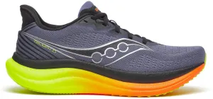 Saucony Triumph 23 Mens Running Shoes - Grey running in a dune area shoes velcro shoes